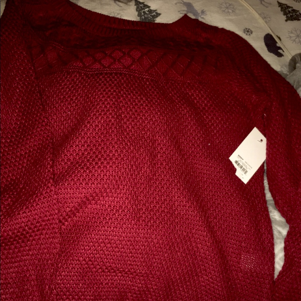 Red sweater